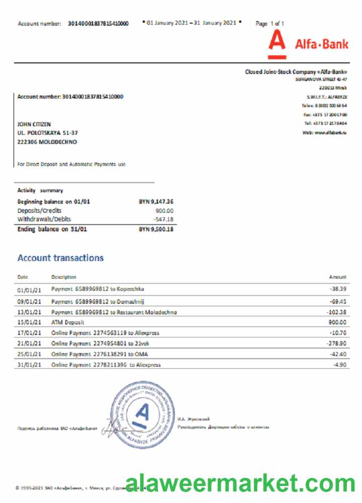 Belarus Alfa Bank